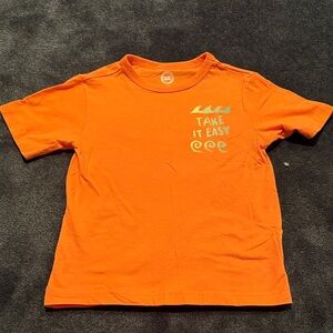 wonder nation Orange 'Take It Easy' Graphic Tee
